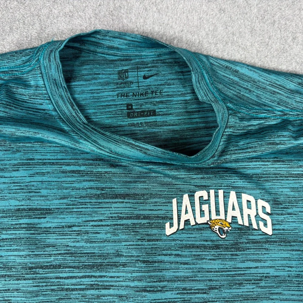 Jacksonville Jaguars Nike NFL On Field Long Sleeve Shirt Men's M Blue Heather